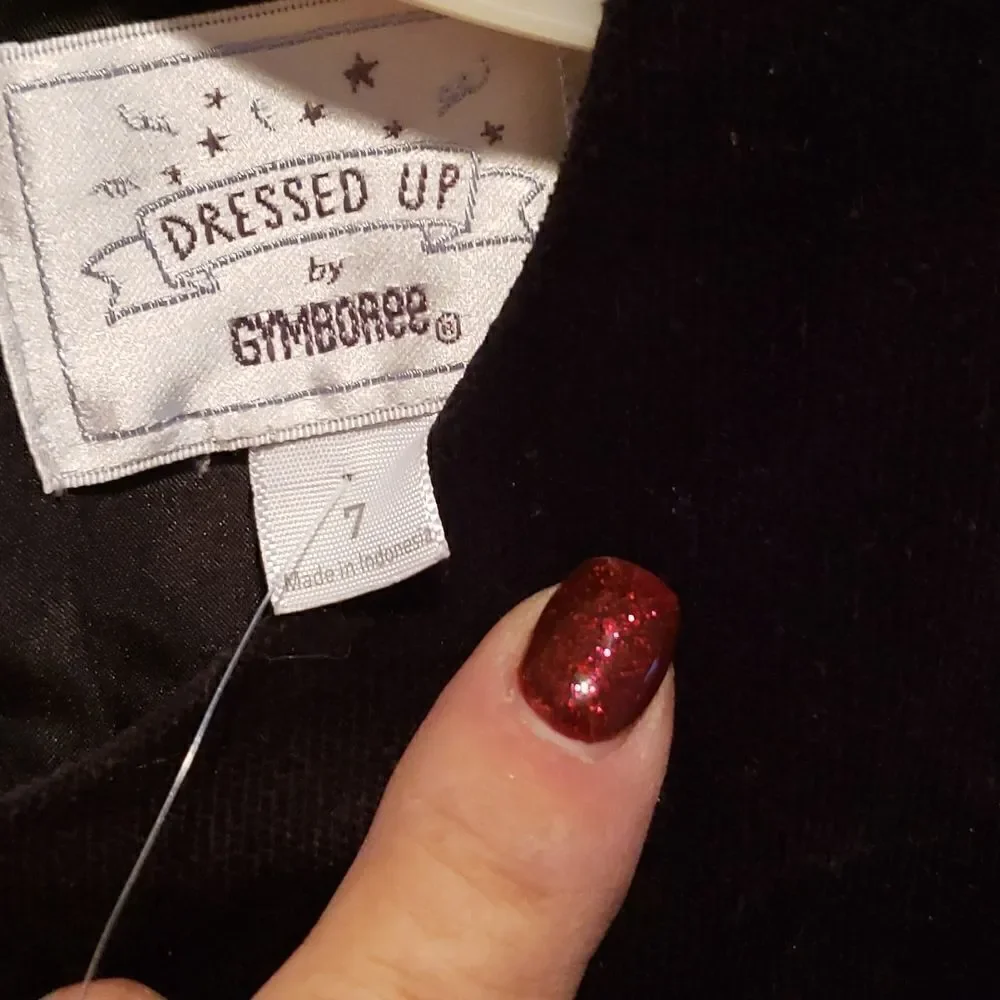 Gymboree  red and black dress